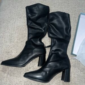 Black Knee-High Women's Boots
